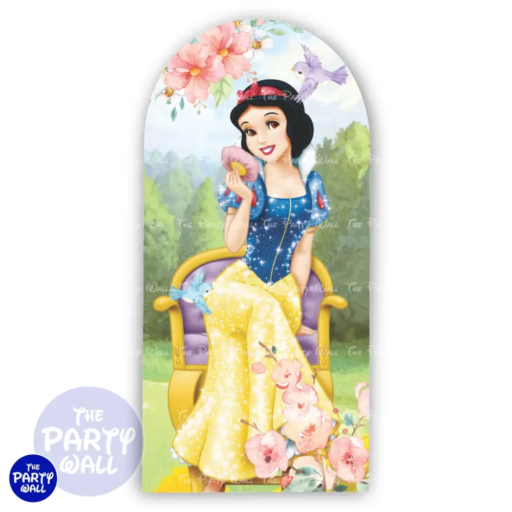 Blanca Nieves - Funda para mampara de punta redonda o rectangular The Party Wall