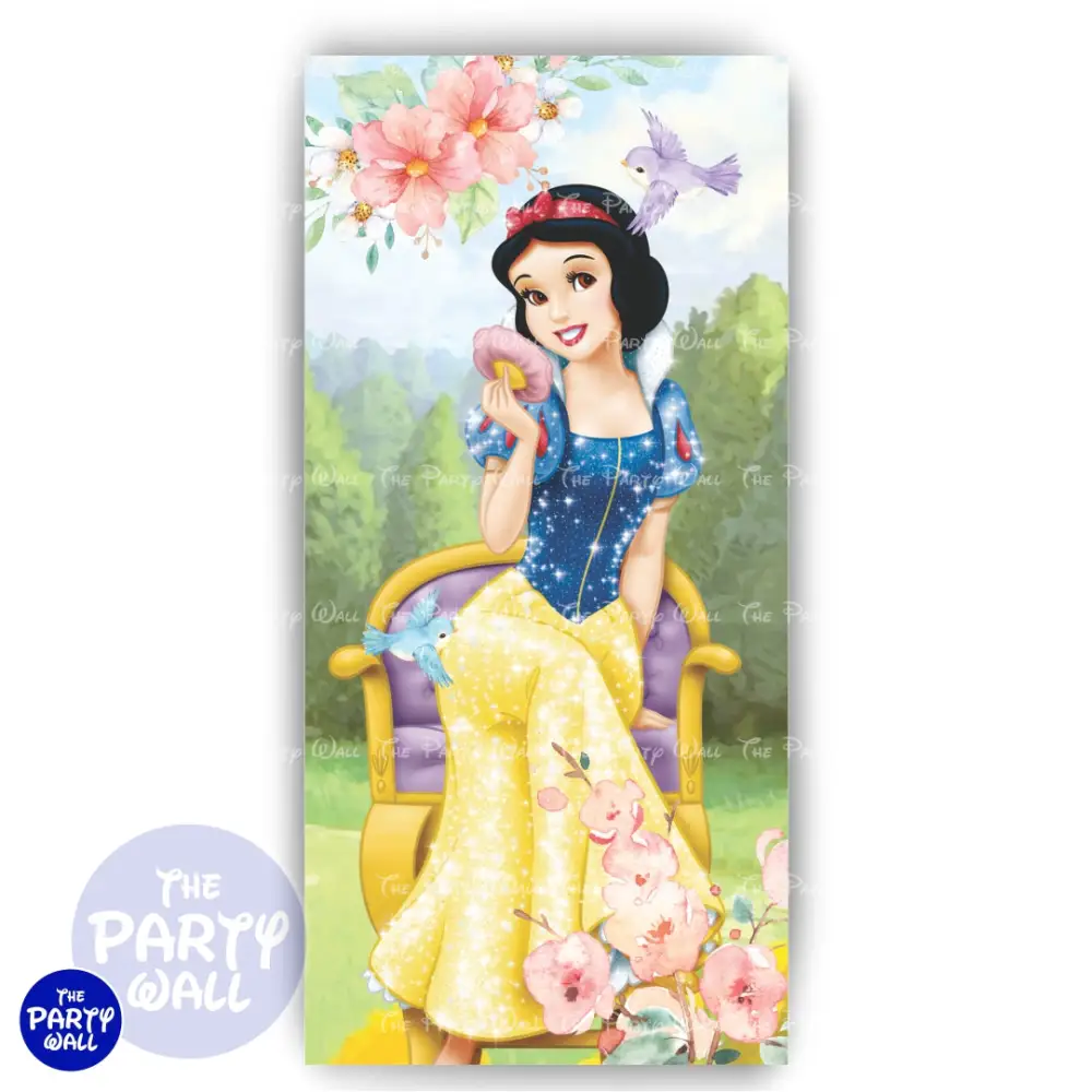 Blanca Nieves - Funda para mampara de punta redonda o rectangular The Party Wall