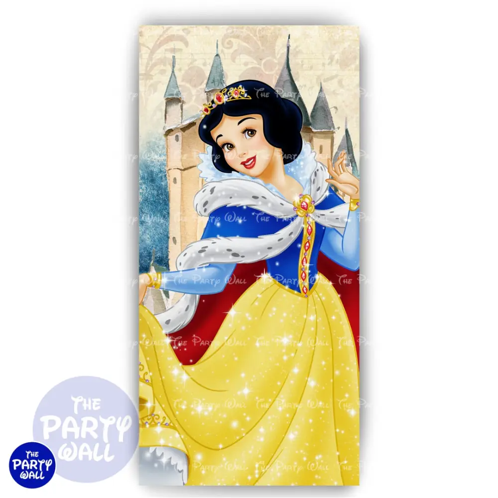 Blanca Nieves - Funda para mampara de punta redonda o rectangular The Party Wall