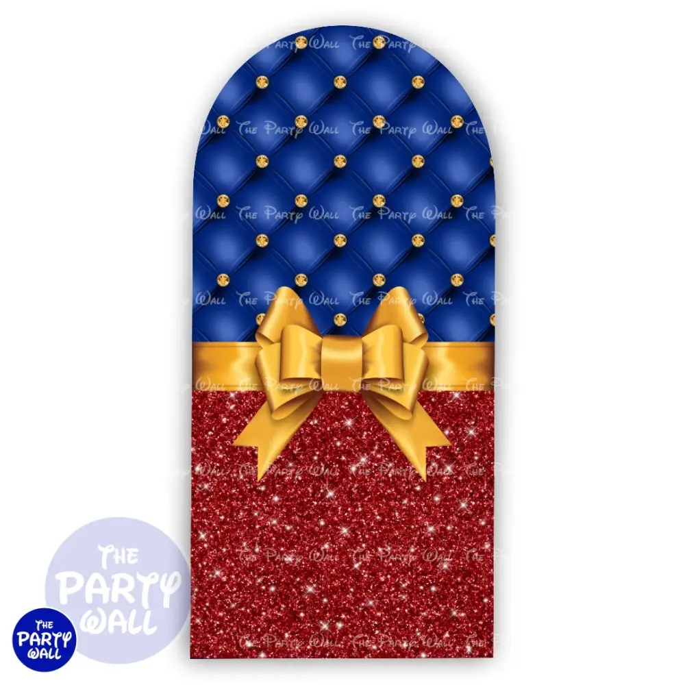 Blanca Nieves - Funda para mampara de punta redonda o rectangular The Party Wall