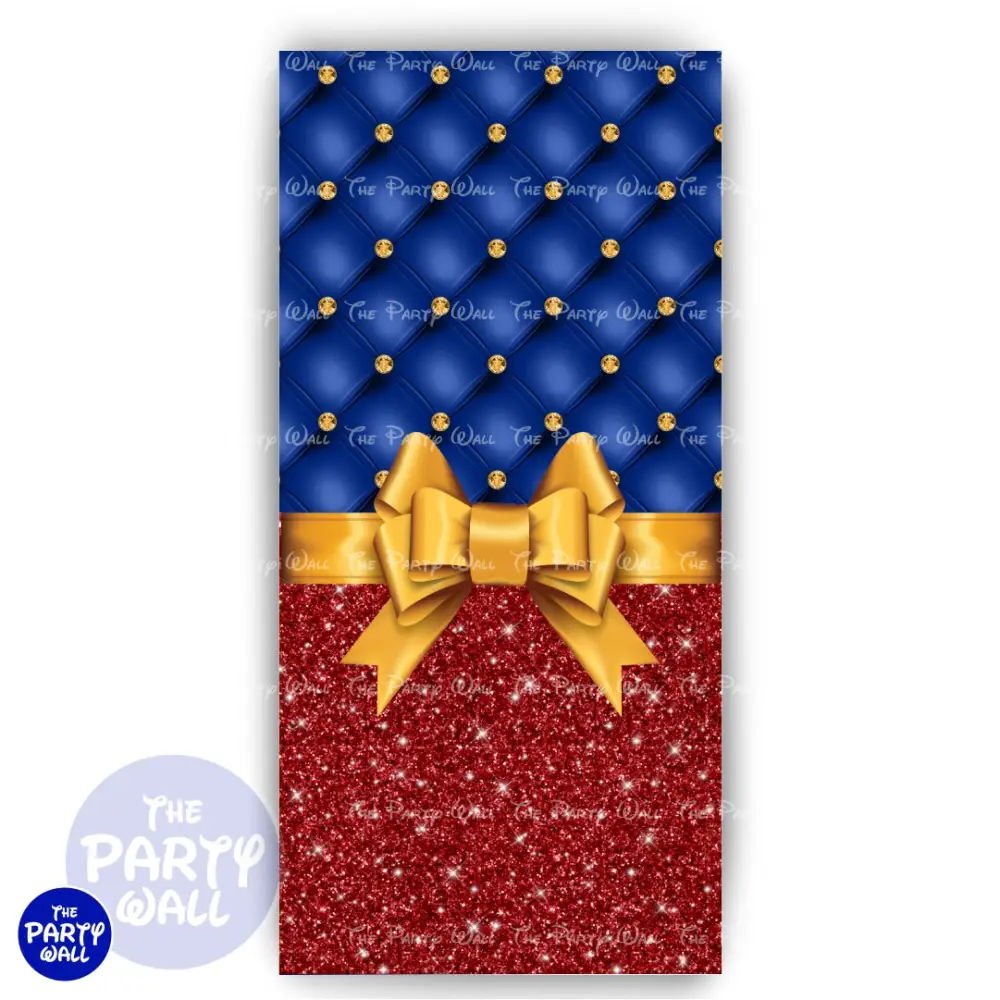 Blanca Nieves - Funda para mampara de punta redonda o rectangular The Party Wall