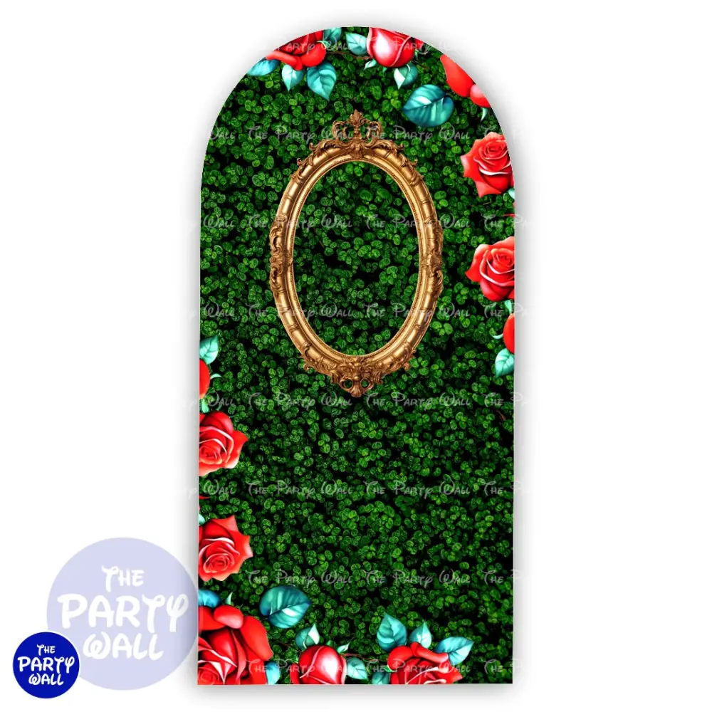 Blanca Nieves - Funda para mampara de punta redonda o rectangular The Party Wall