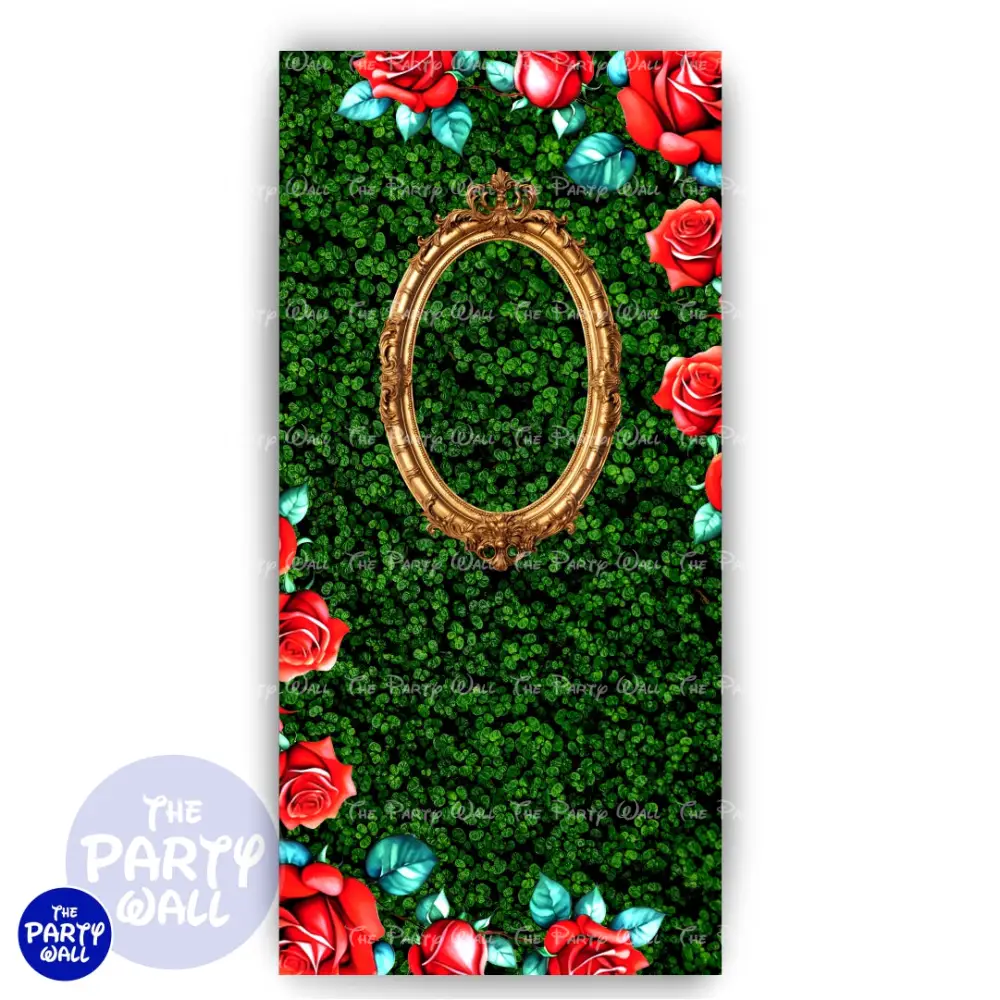 Blanca Nieves - Funda para mampara de punta redonda o rectangular The Party Wall