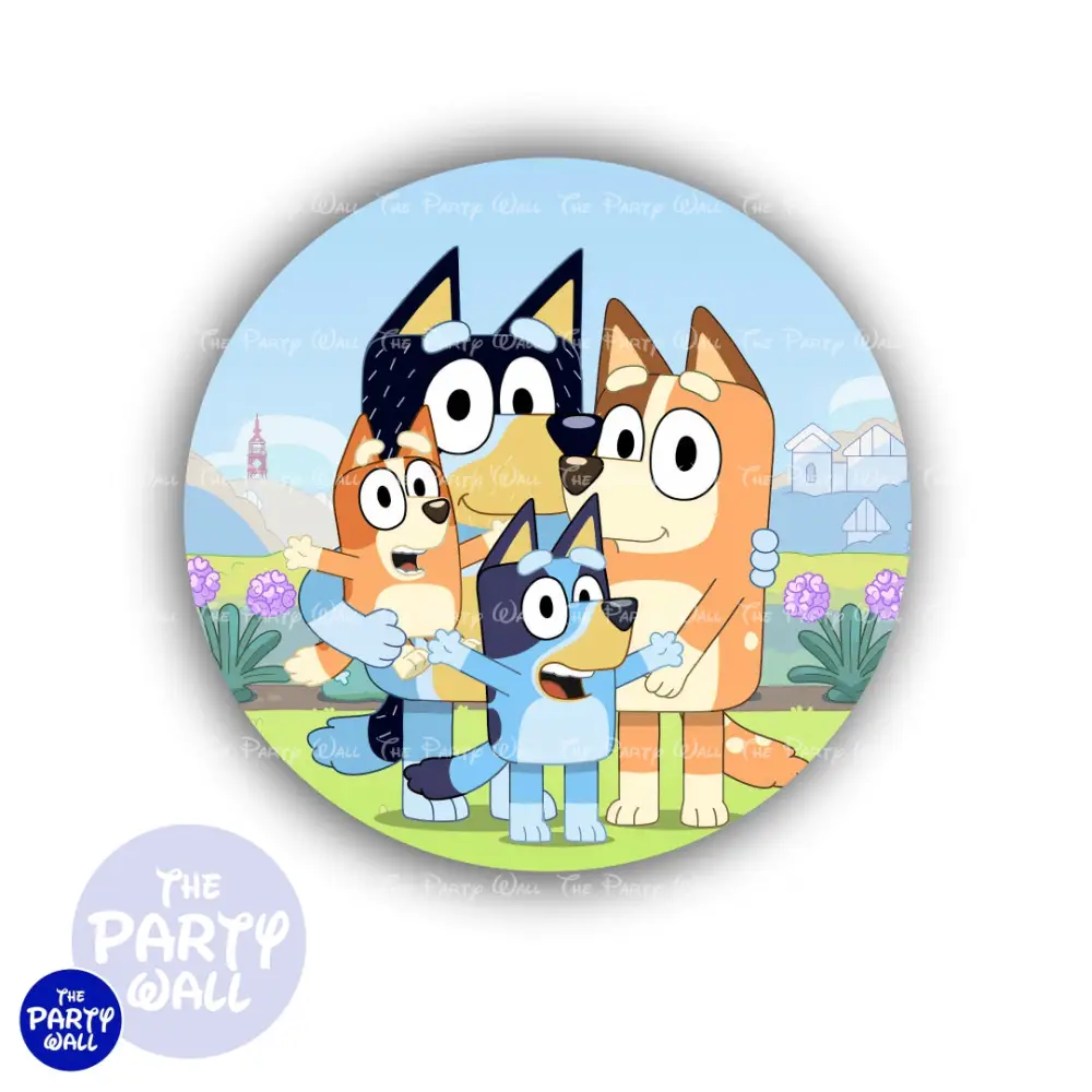 Bluey - Funda para mamá circular The Party Wall