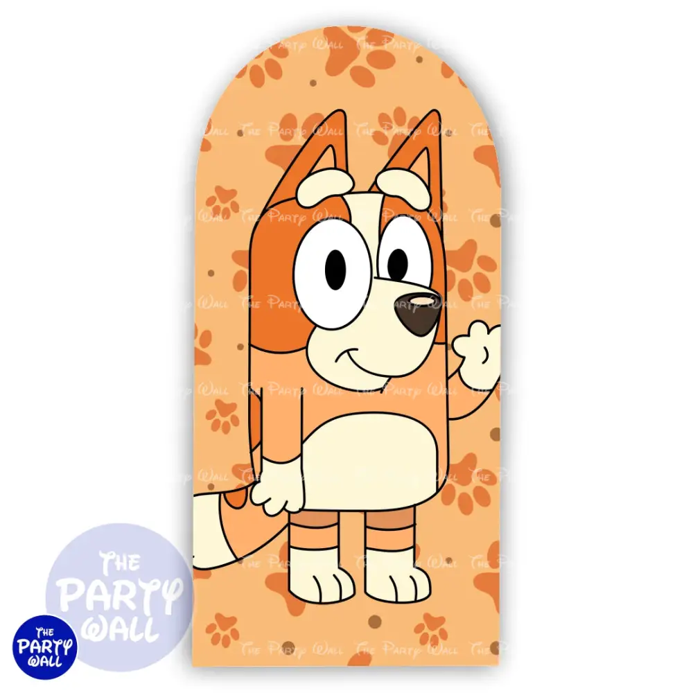 Bluey - Funda para mampara de punta redonda o rectangular The Party Wall