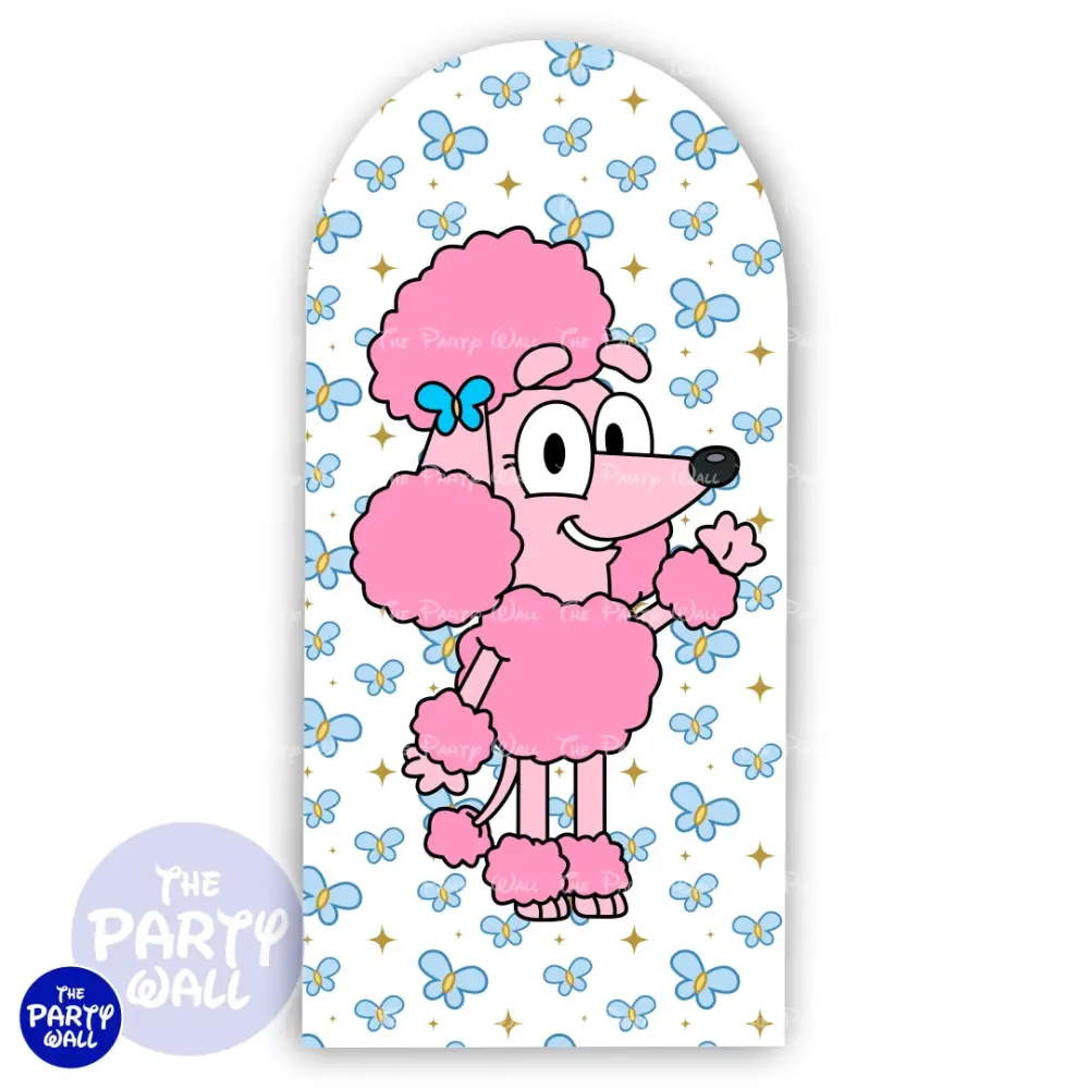 Bluey - Funda para mampara de punta redonda o rectangular The Party Wall