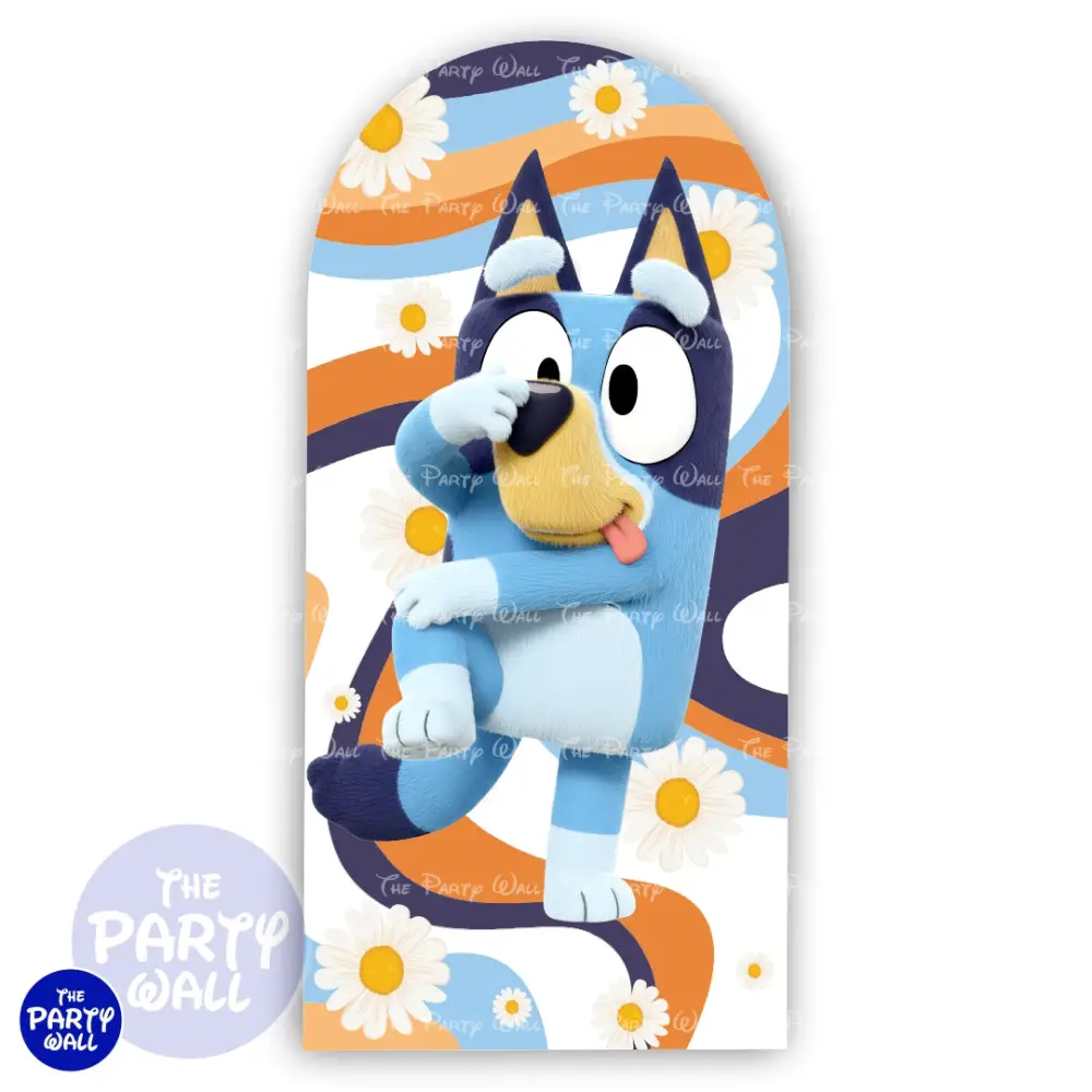 Bluey - Funda para mampara de punta redonda o rectangular The Party Wall