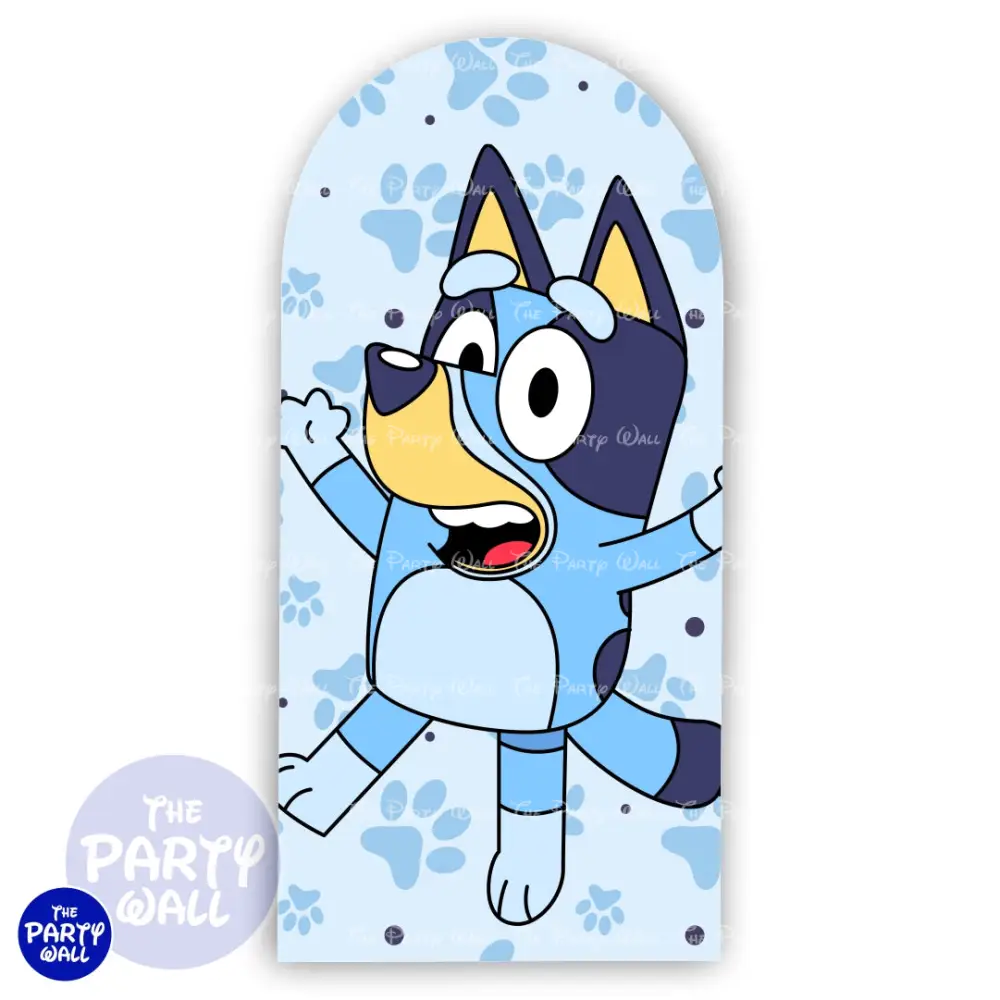 Bluey - Funda para mampara de punta redonda o rectangular The Party Wall