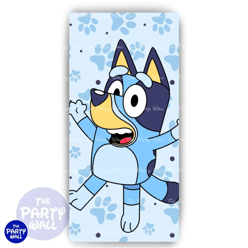 Bluey - Funda para mampara de punta redonda o rectangular The Party Wall