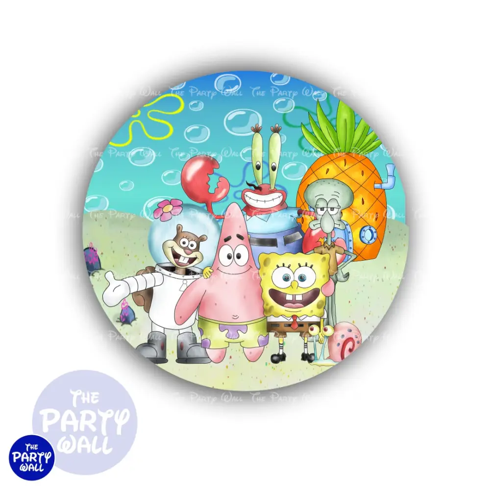 Bob Esponja - Funda para mamá circular The Party Wall