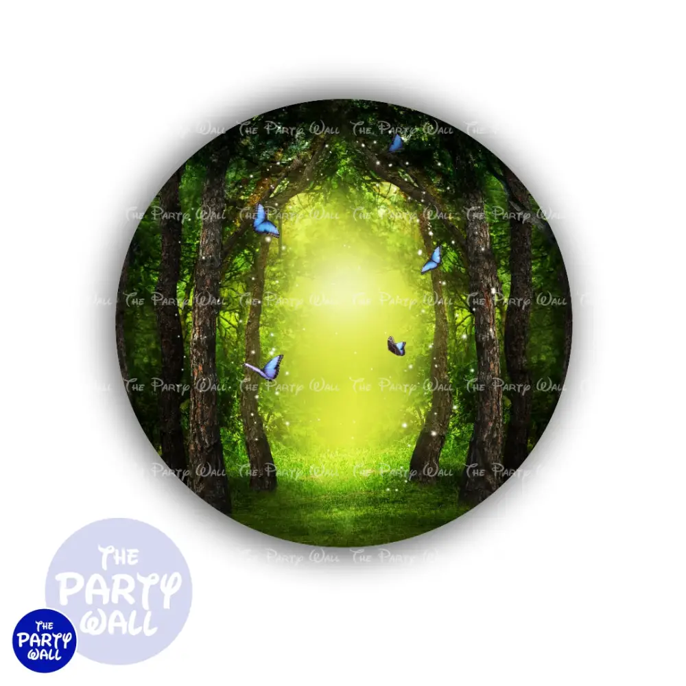 Bosque Encantado - Funda para mampara circular The Party Wall