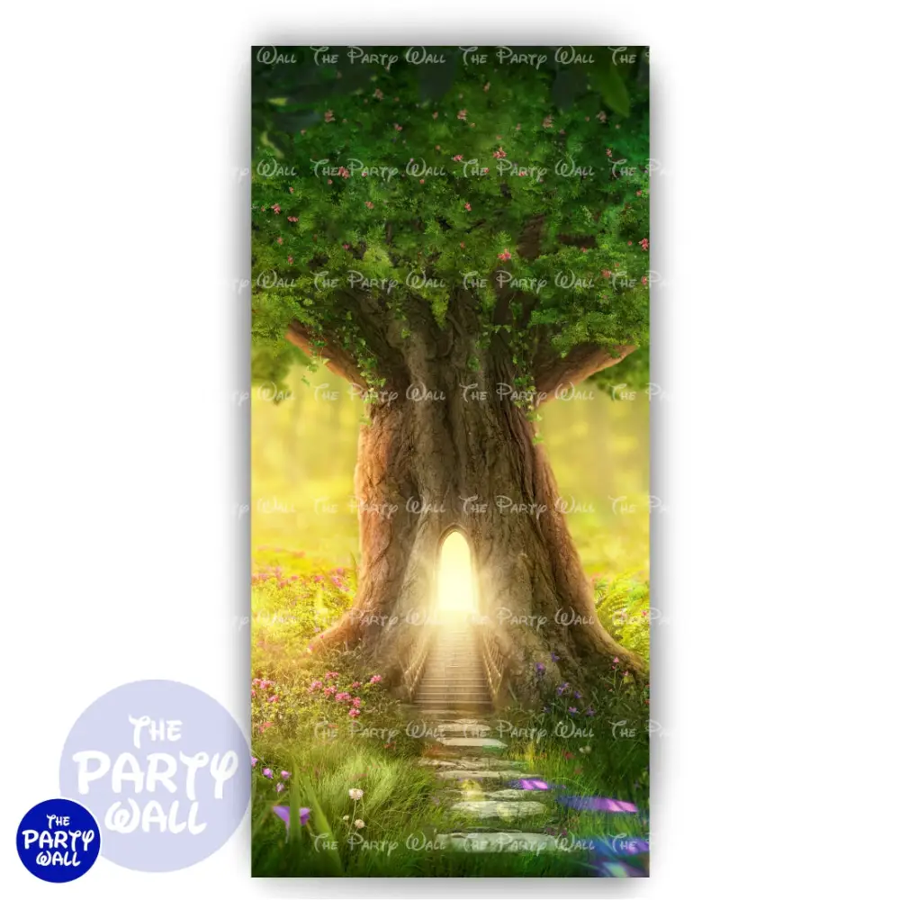 Bosque Encantado - Funda para mampara de punta redonda o rectangular The Party Wall