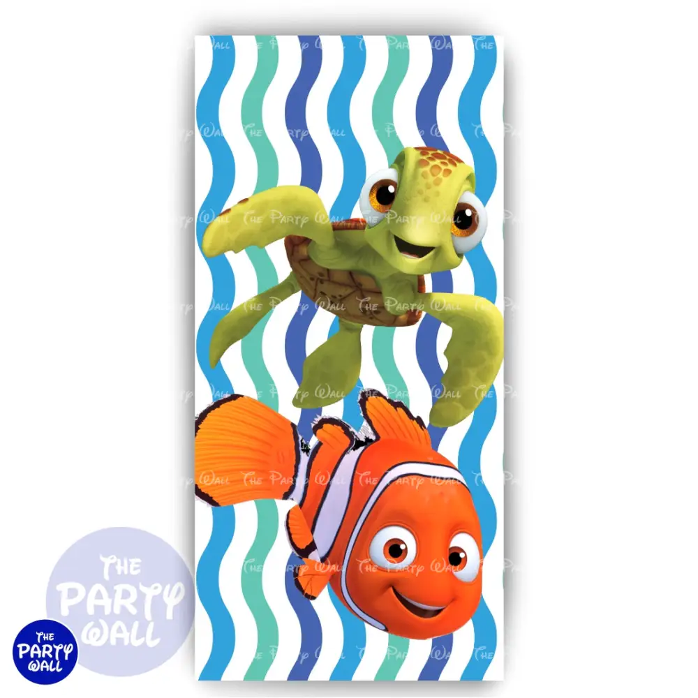 Buscando Nemo - Funda para mampara de punta redonda o rectangular The Party Wall