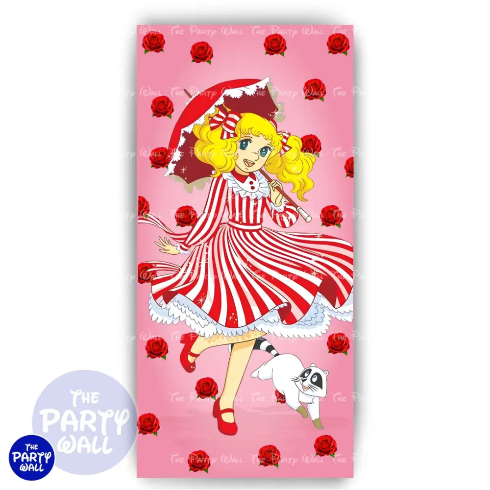 Candy Candy - Funda para mampara de punta redonda o rectangular The Party Wall