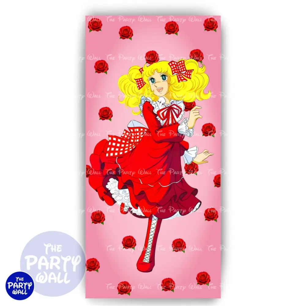 Candy Candy - Funda para mampara de punta redonda o rectangular The Party Wall