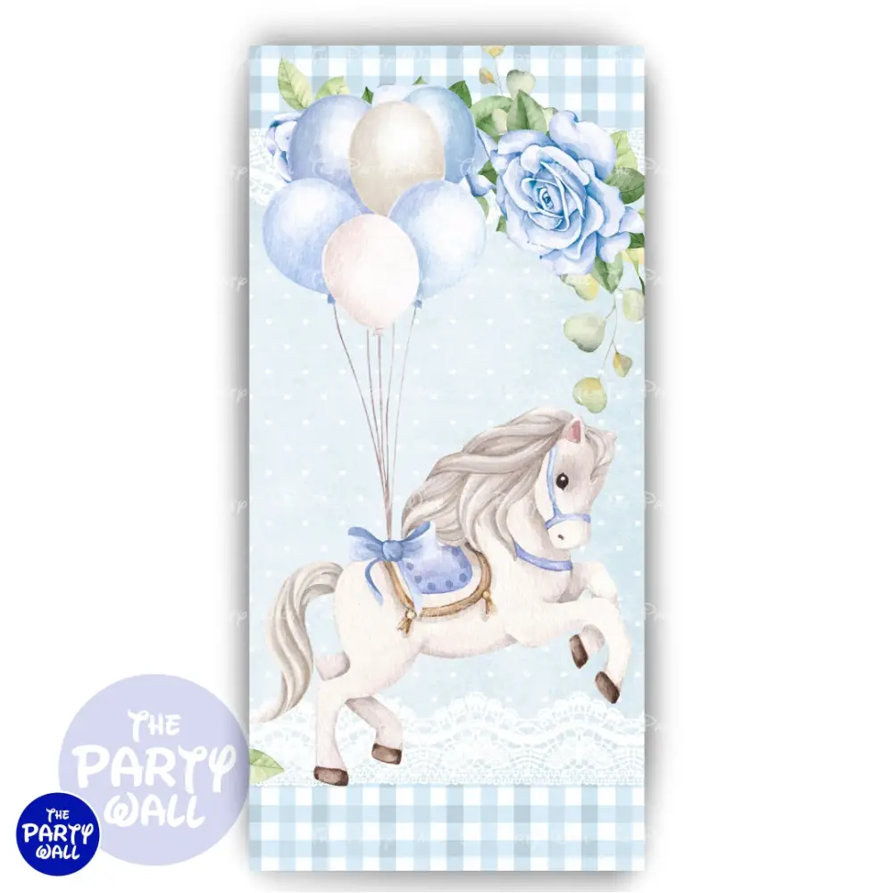 Carrusel Cute - Funda para mampara de punta redonda o rectangular The Party Wall