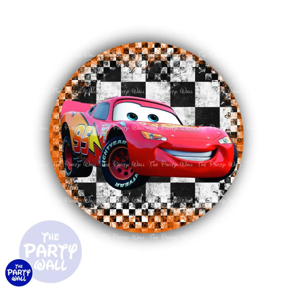 Cars - Funda para mampara circular The Party Wall