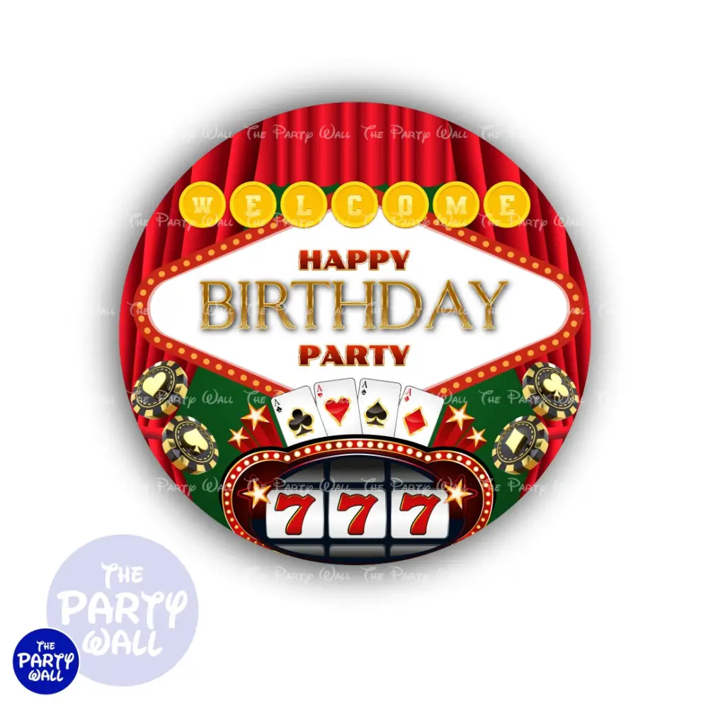 Casino - Funda para mampara circular The Party Wall