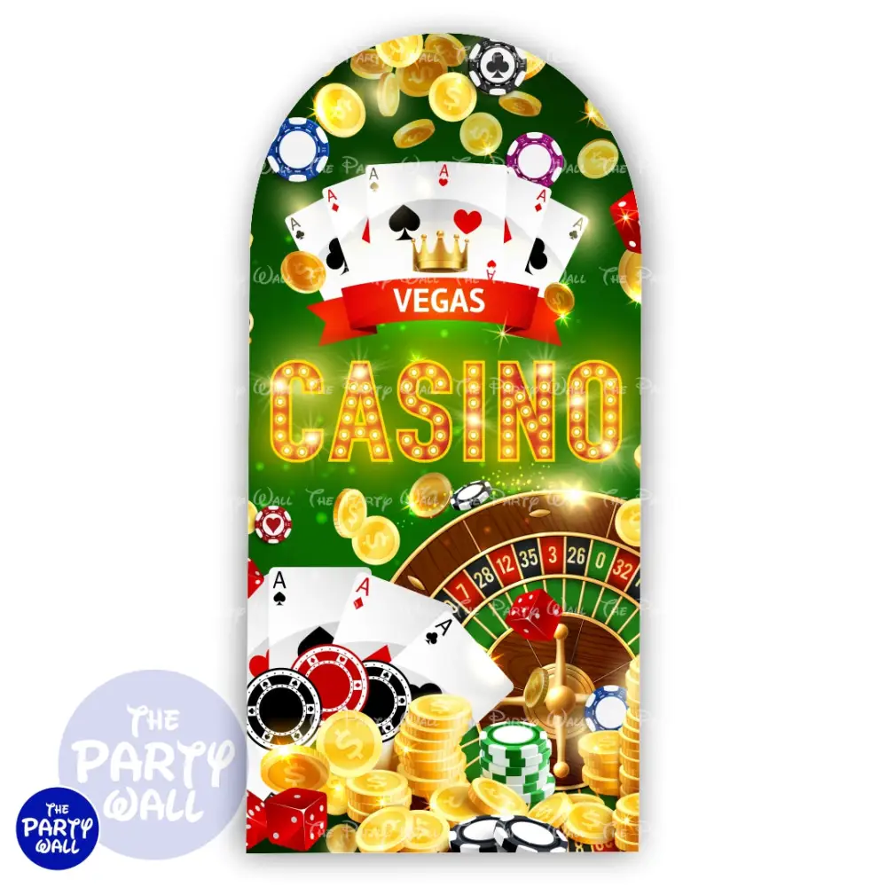 Casino - Funda para mampara de punta redonda o rectangular The Party Wall