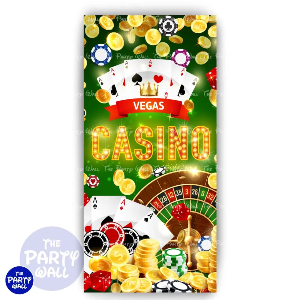 Casino - Funda para mampara de punta redonda o rectangular The Party Wall