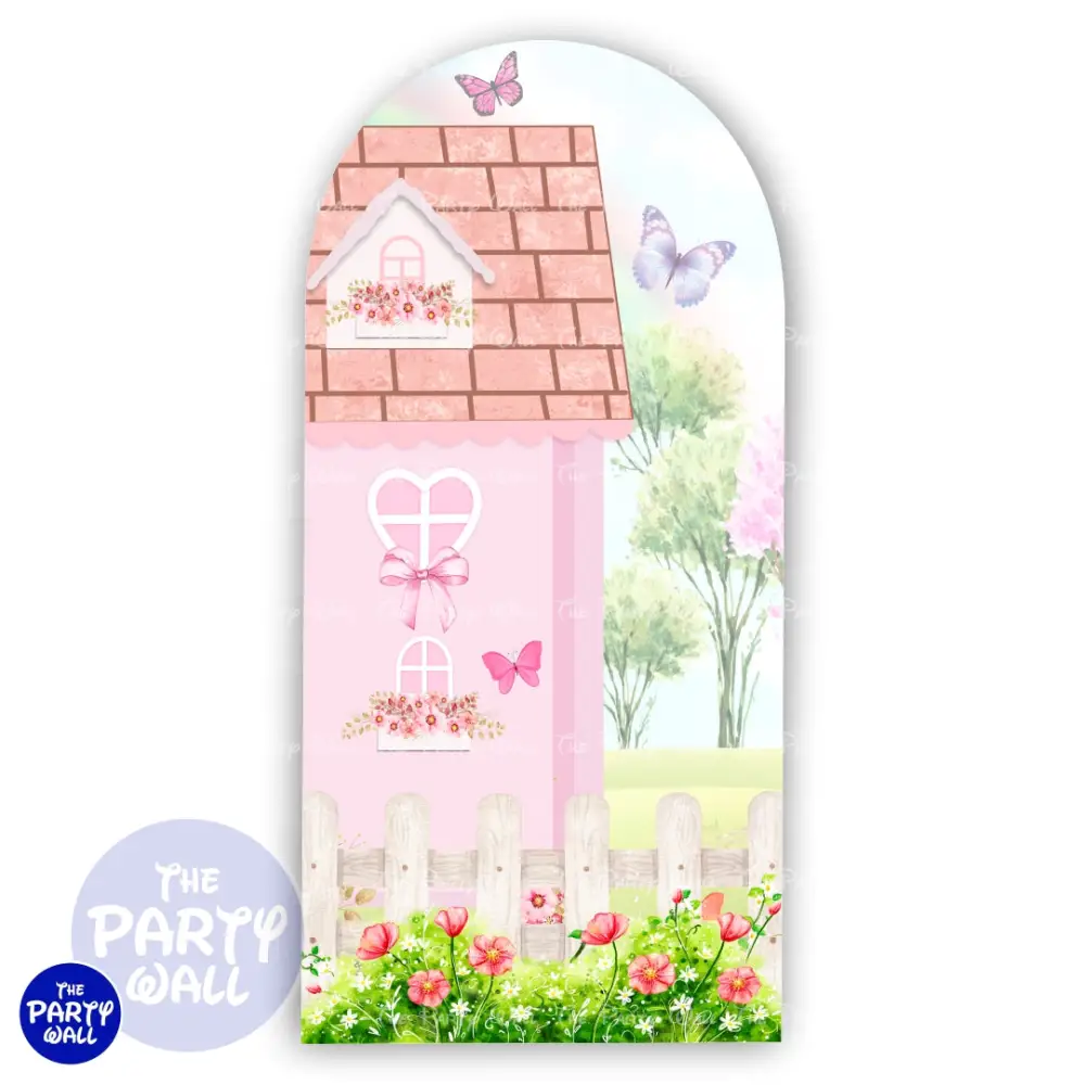 Casita - Funda para mampara de punta redonda o rectangular The Party Wall