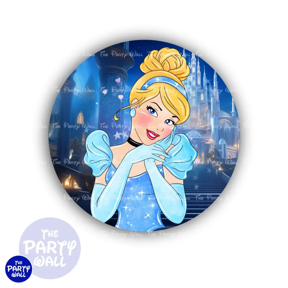 La Cenicienta - Funda de mampara circular The Party Wall