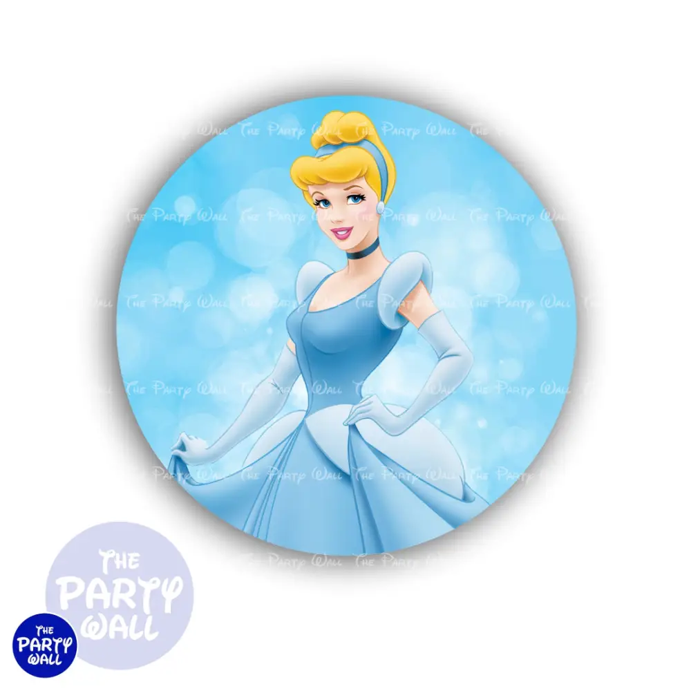 La Cenicienta - Funda de mampara circular The Party Wall