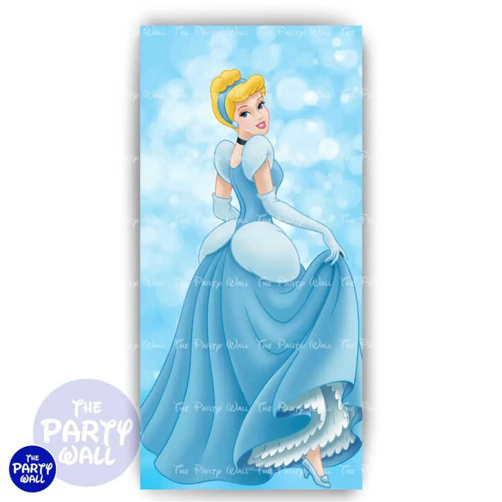 La Cenicienta - Funda para mampara de punta redonda o rectangular The Party Wall