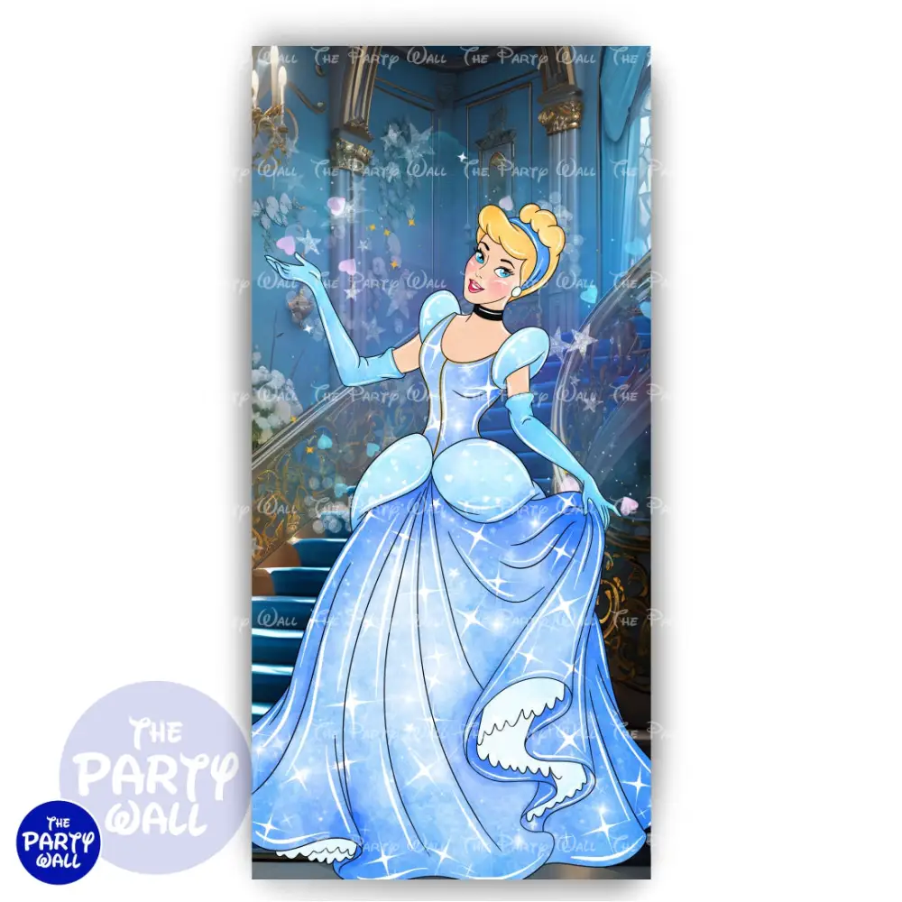 La Cenicienta - Funda para mampara de punta redonda o rectangular The Party Wall