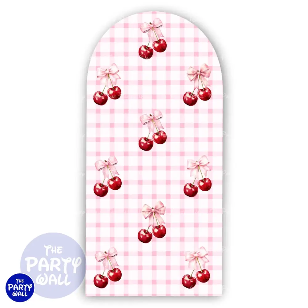 Cereza - Funda para mampara de punta redonda o rectangular The Party Wall