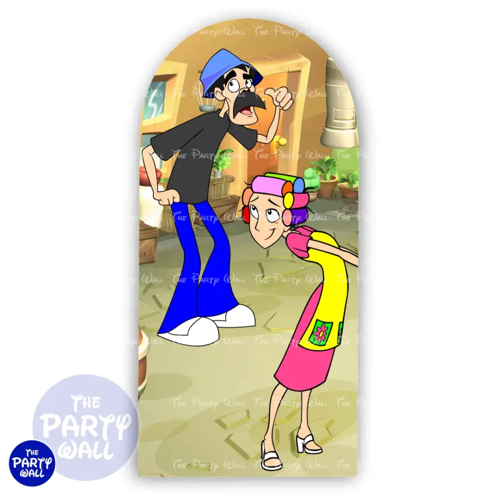 El Chavo del 8 - Funda para mampara de punta redonda o rectangular The Party Wall