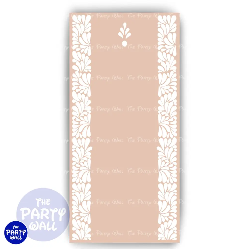 Cielito Lindo - Funda para mampara de punta redonda o rectangular The Party Wall