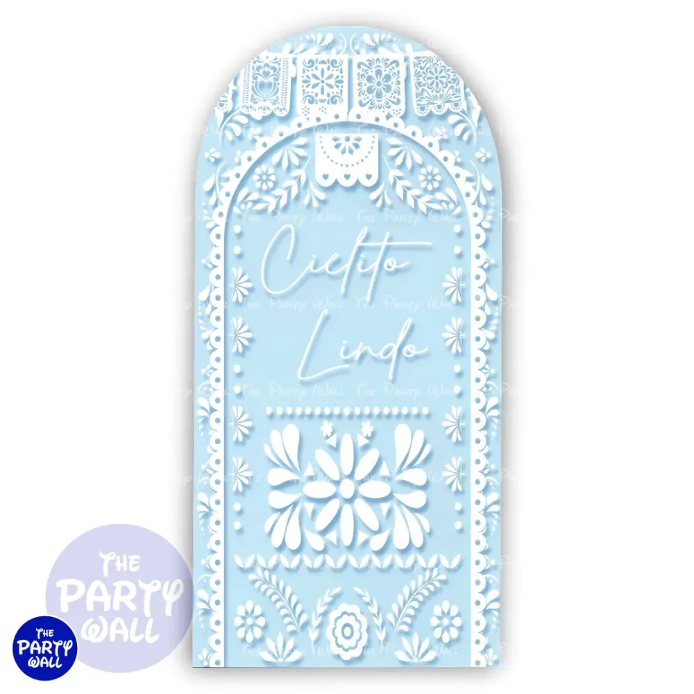 Cielito Lindo - Funda para mampara de punta redonda o rectangular The Party Wall