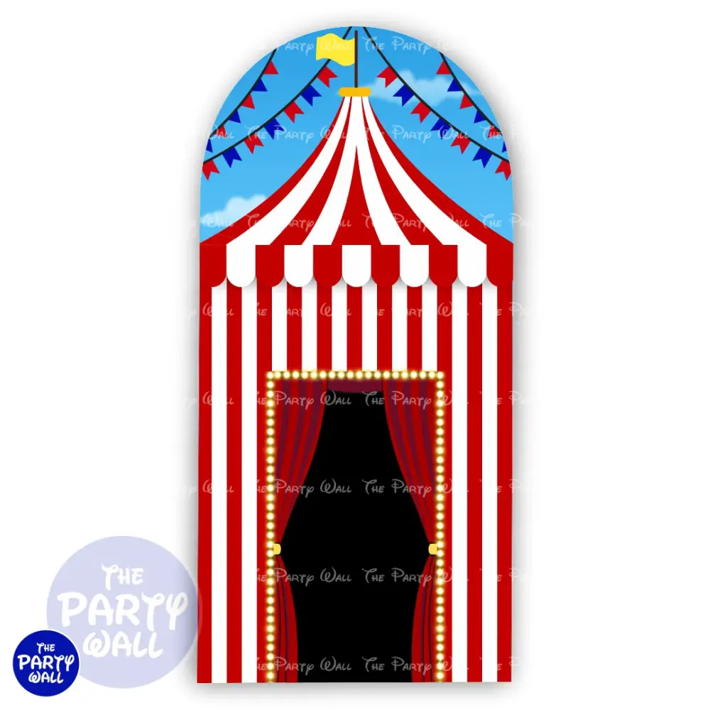 Circo - Funda para mampara de punta redonda o rectangular The Party Wall