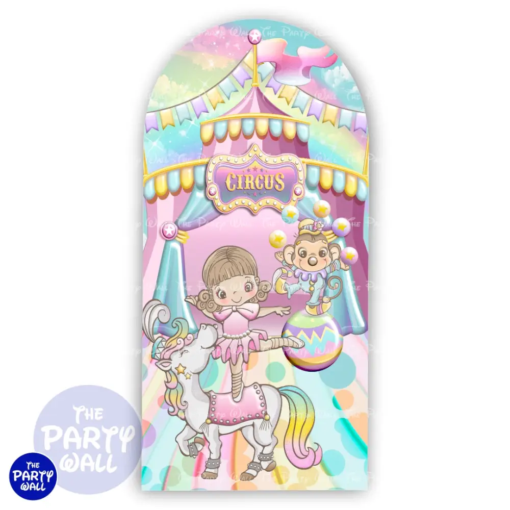 Circo - Funda para mampara de punta redonda o rectangular The Party Wall