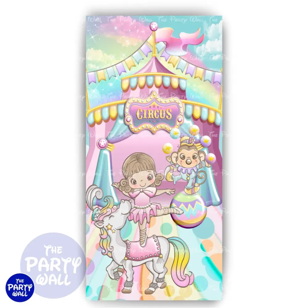 Circo - Funda para mampara de punta redonda o rectangular The Party Wall