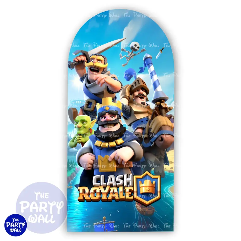Clash Royale - Funda para mampara de punta redonda o rectangular The Party Wall
