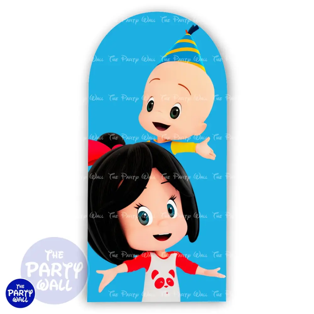 Cleo y Cuquín - Funda para mampara de punta redonda o rectangular The Party Wall