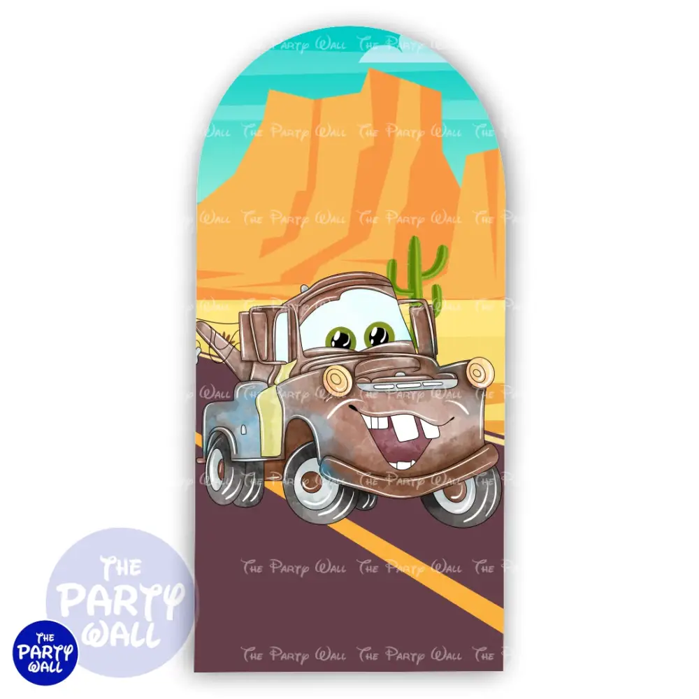 Coches - Funda para mampara de punta redonda o rectangular The Party Wall
