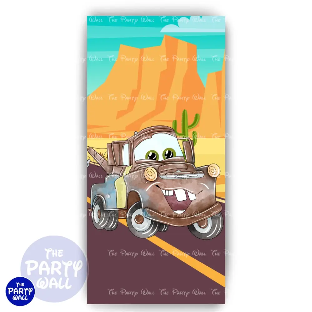Coches - Funda para mampara de punta redonda o rectangular The Party Wall