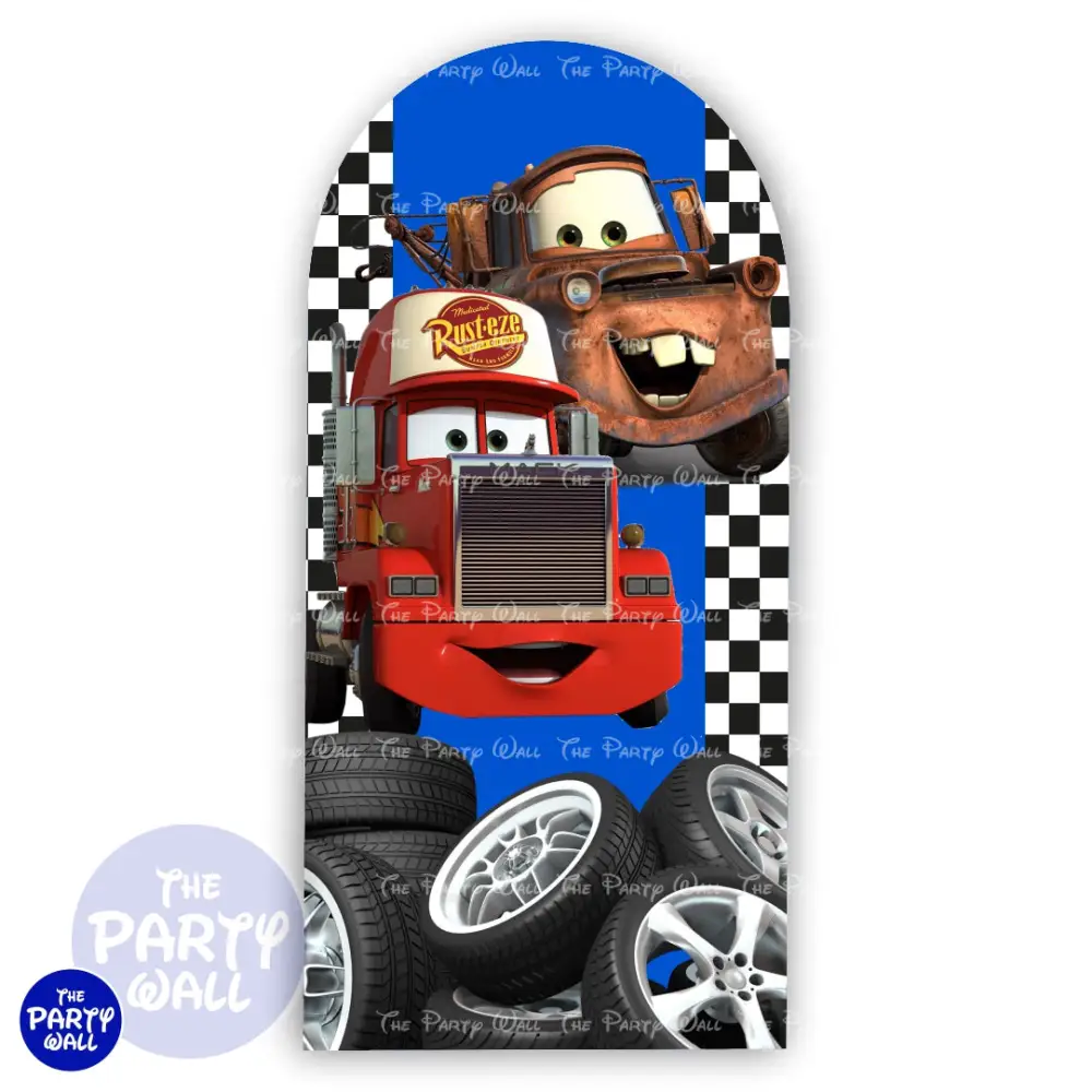 Coches - Funda para mampara de punta redonda o rectangular The Party Wall