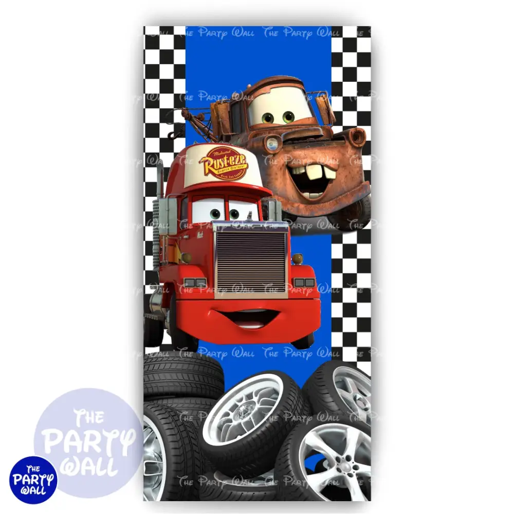 Coches - Funda para mampara de punta redonda o rectangular The Party Wall