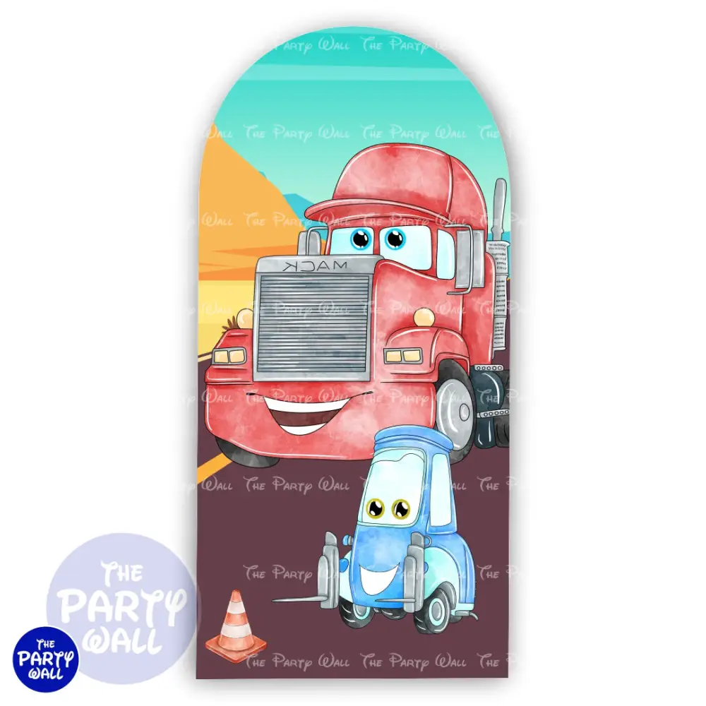 Coches - Funda para mampara de punta redonda o rectangular The Party Wall