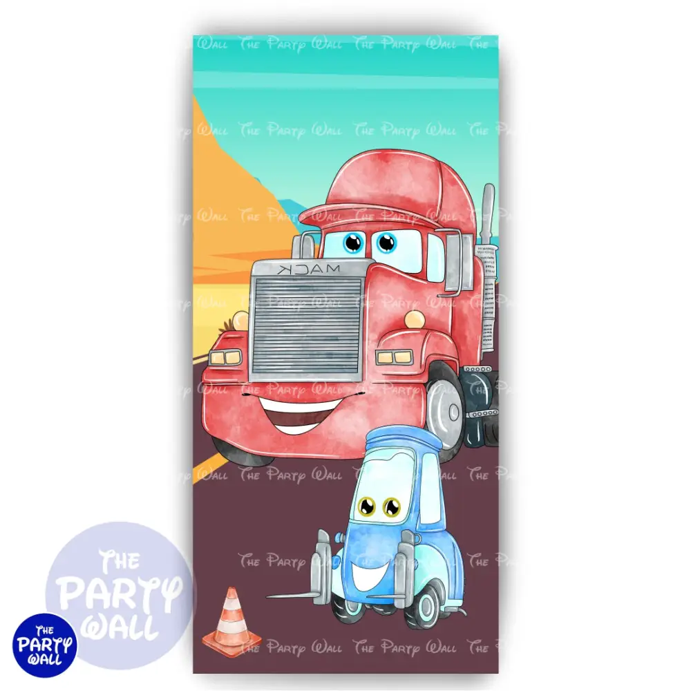 Coches - Funda para mampara de punta redonda o rectangular The Party Wall