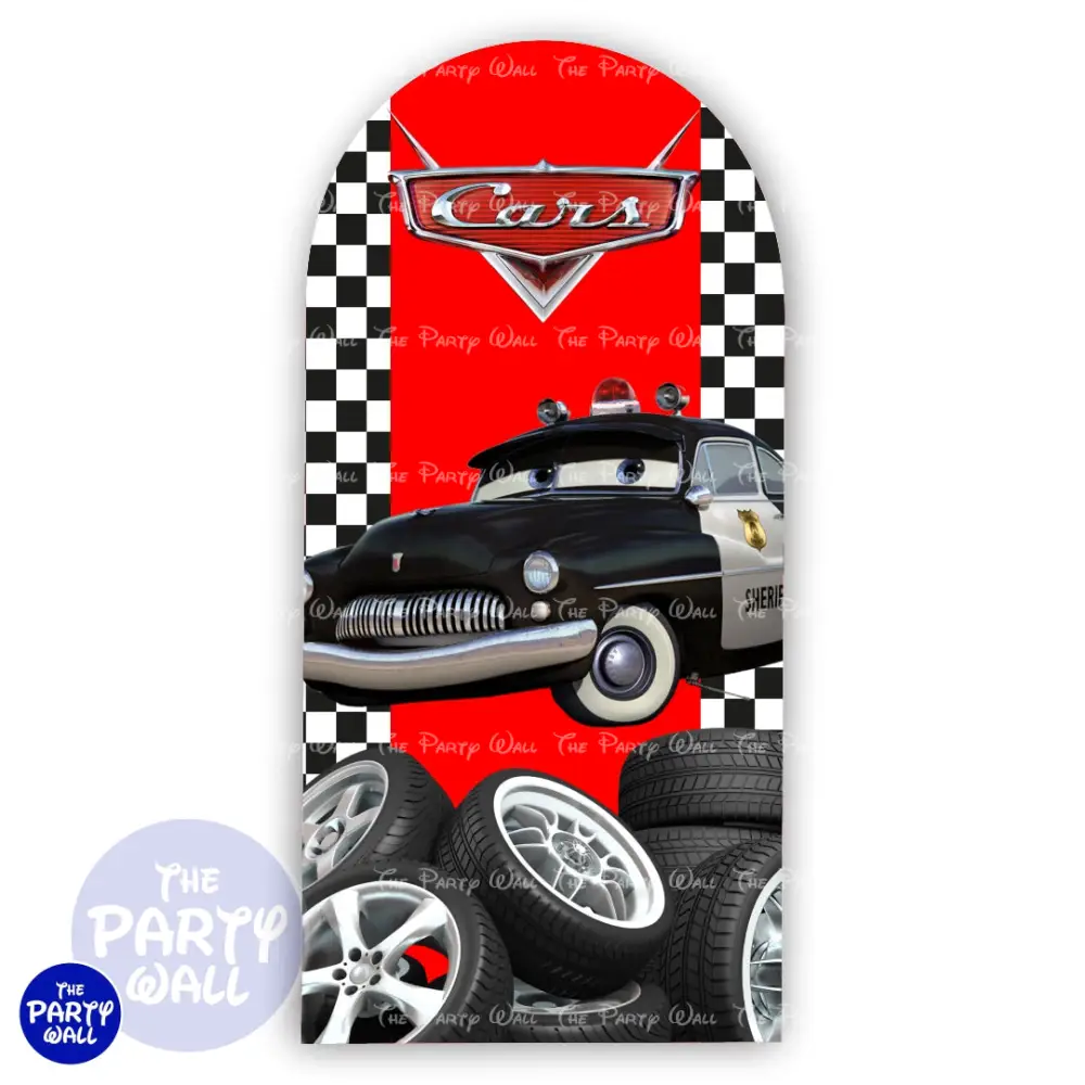 Coches - Funda para mampara de punta redonda o rectangular The Party Wall
