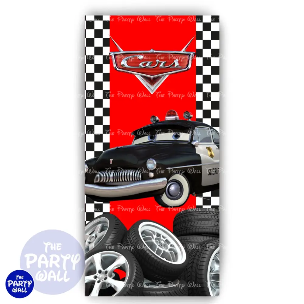 Coches - Funda para mampara de punta redonda o rectangular The Party Wall