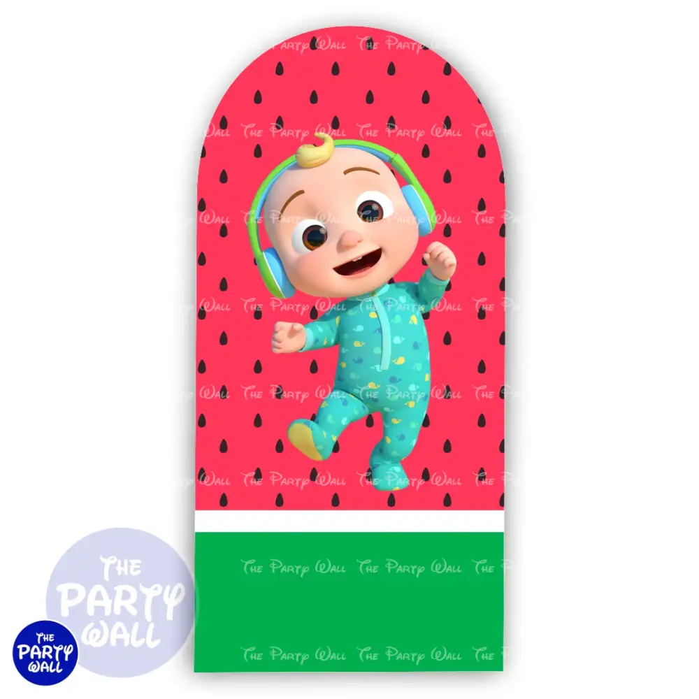 Cocomelon - Funda para mampara de punta redonda o rectangular The Party Wall