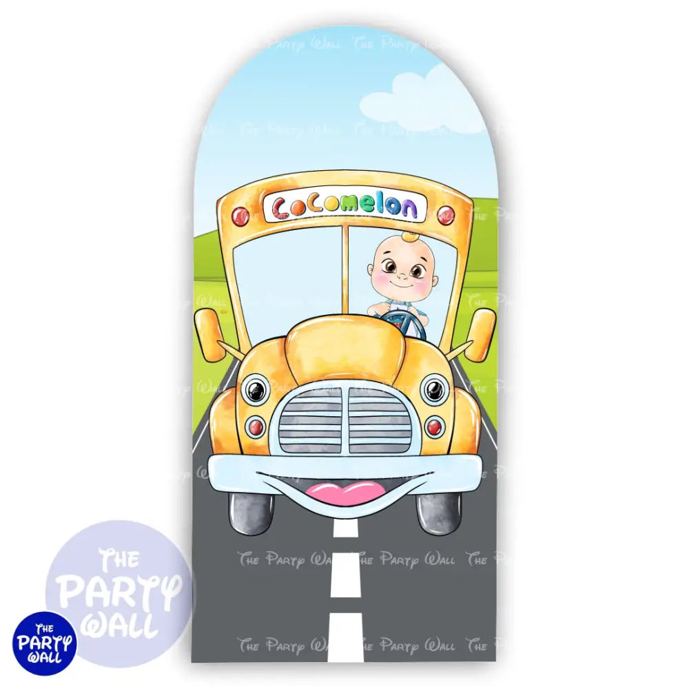 Cocomelon - Funda para mampara de punta redonda o rectangular The Party Wall