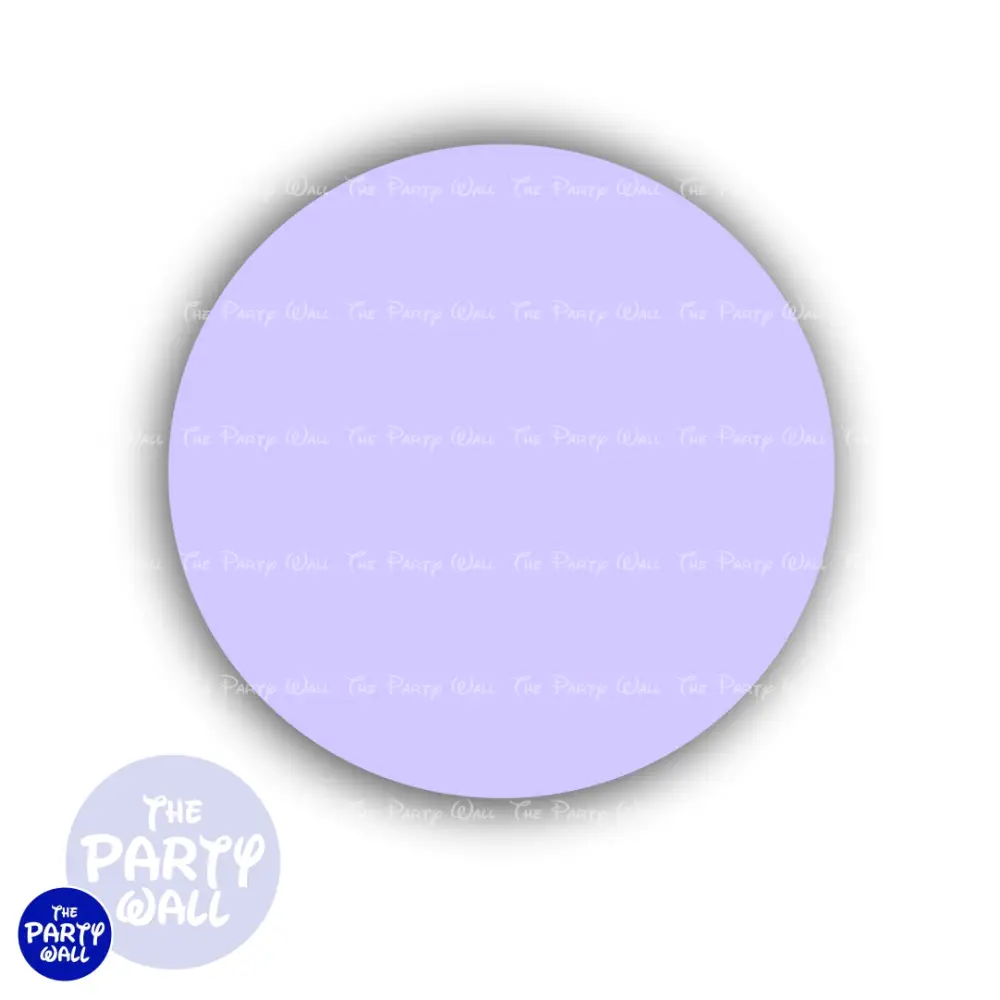 Colores Pasteles - Funda para mampara circular The Party Wall