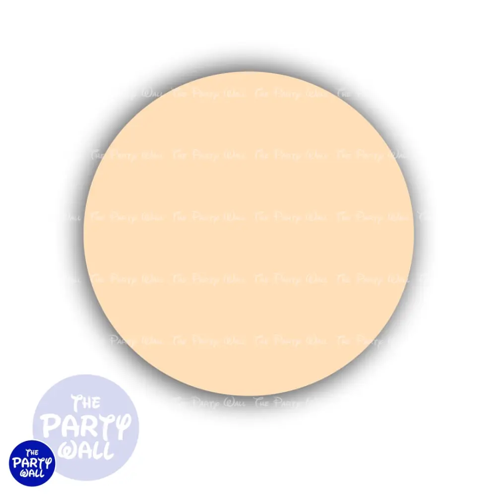 Colores Pasteles - Funda para mampara circular The Party Wall